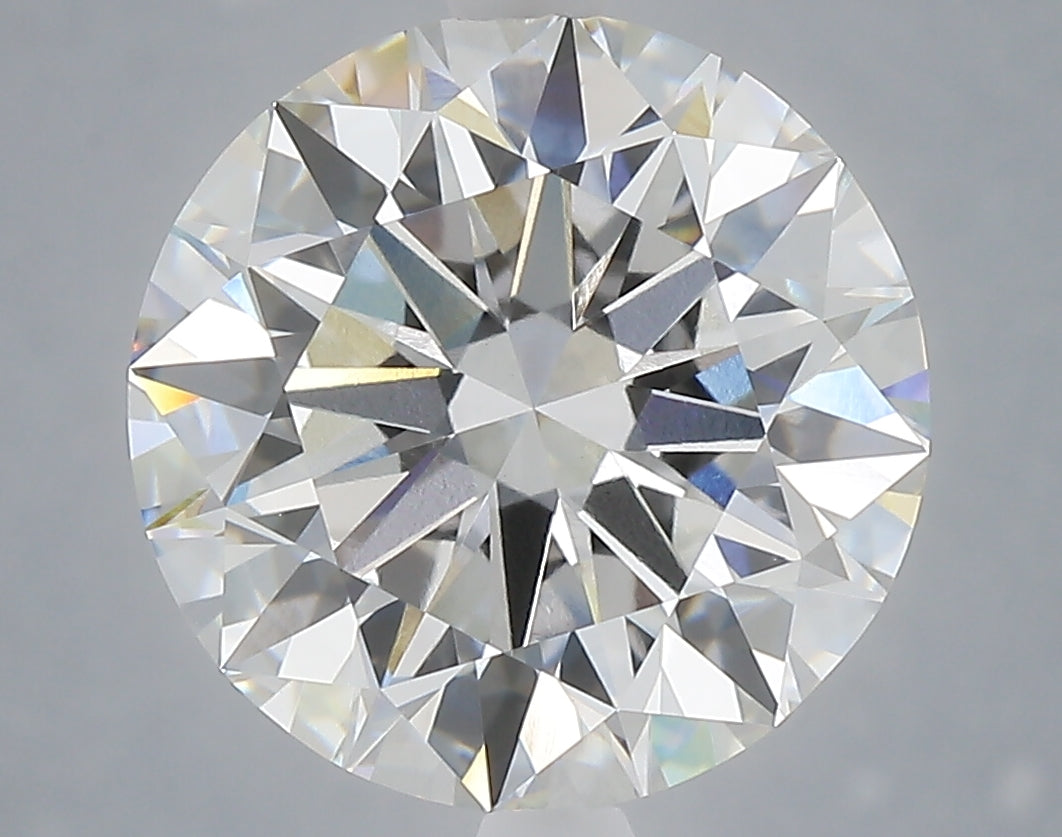 6.04 Carat Round Shaped, Ideal Cut, E Color, VVS2 Clarity, IGI Certified Lab Grown Diamond