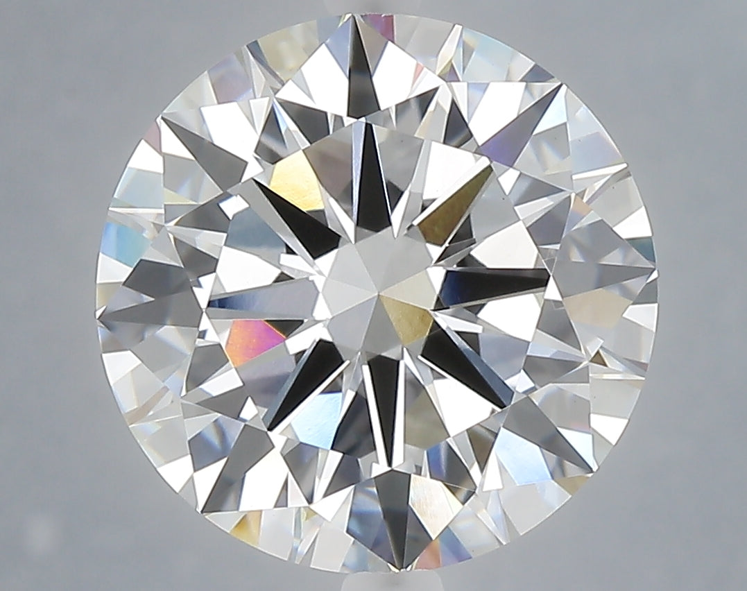 6.01 Carat Round Shaped, Excellent Cut, E Color, VS1 Clarity, IGI Certified Lab Grown Diamond