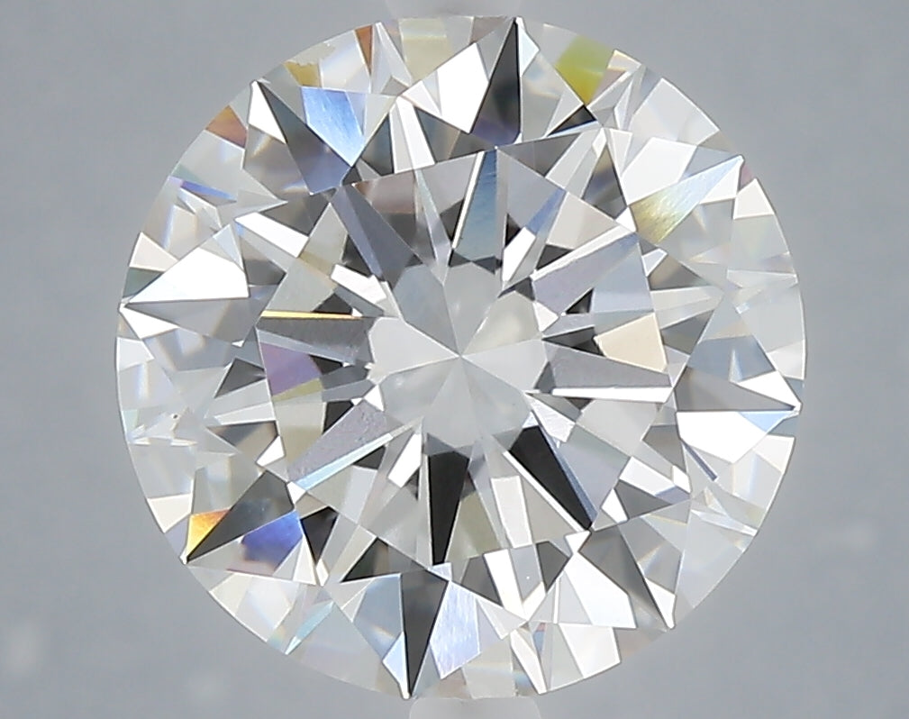 5.01 Carat Round Shaped, Excellent Cut, E Color, VS2 Clarity, IGI Certified Lab Grown Diamond