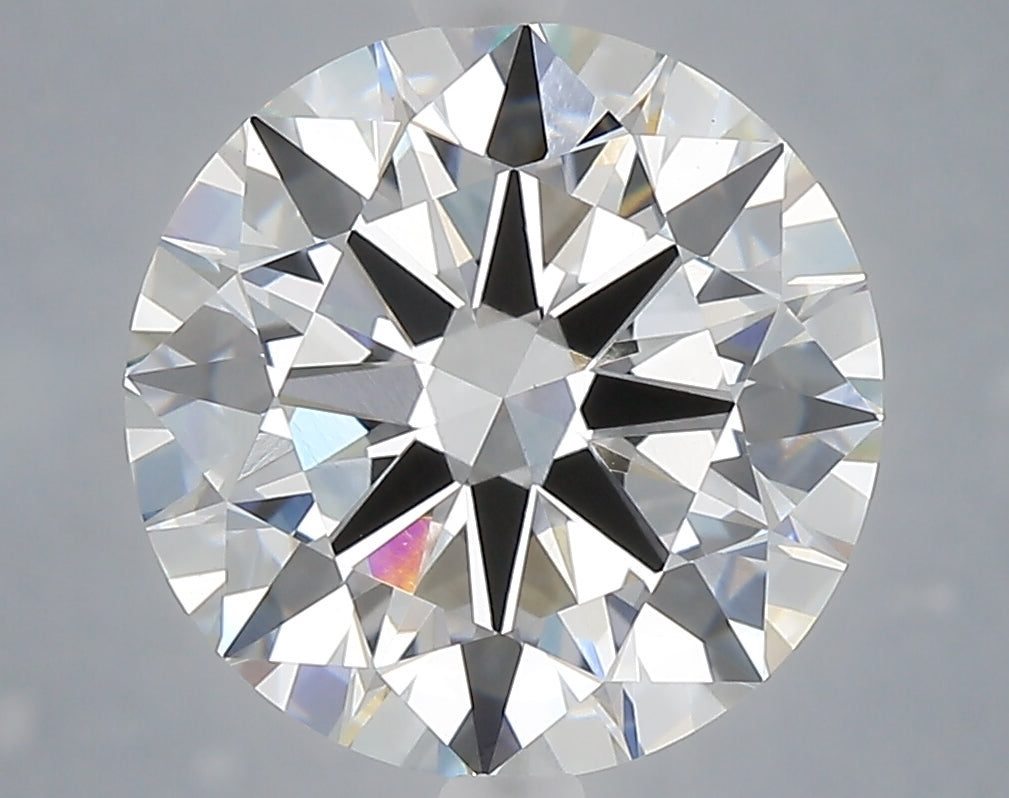 5.03 Carat Round Shaped, Excellent Cut, F Color, VVS2 Clarity, IGI Certified Lab Grown Diamond
