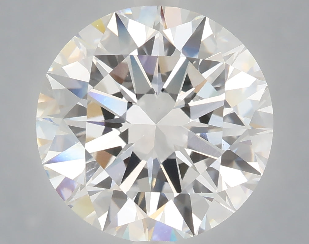 6.01 Carat Round Shaped, Excellent Cut, F Color, VS1 Clarity, IGI Certified Lab Grown Diamond