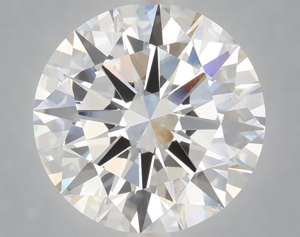 6.01 Carat Round Shaped, Excellent Cut, E Color, VVS2 Clarity, IGI Certified Lab Grown Diamond