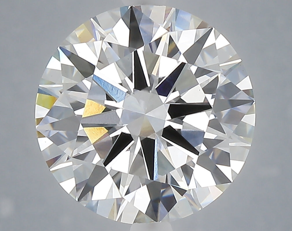 5.05 Carat Round Shaped, Excellent Cut, F Color, VS1 Clarity, IGI Certified Lab Grown Diamond