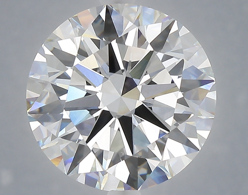 6.01 Carat Round Shaped, Excellent Cut, E Color, VVS2 Clarity, IGI Certified Lab Grown Diamond