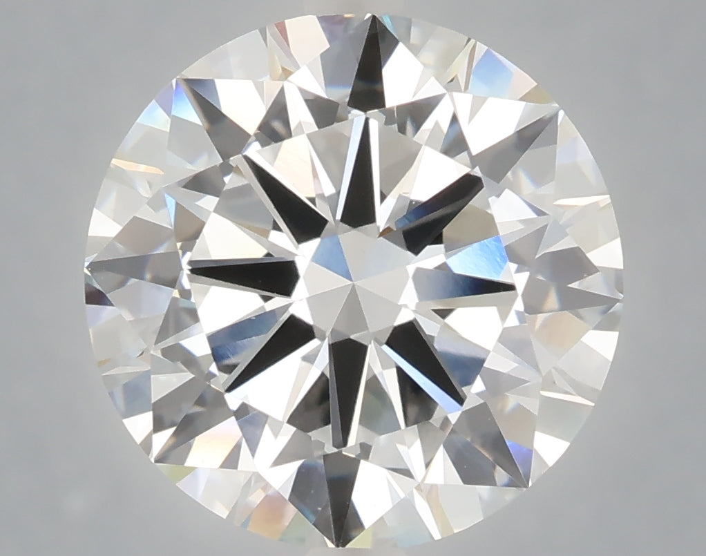 6.01 Carat Round Shaped, Excellent Cut, F Color, VS1 Clarity, IGI Certified Lab Grown Diamond