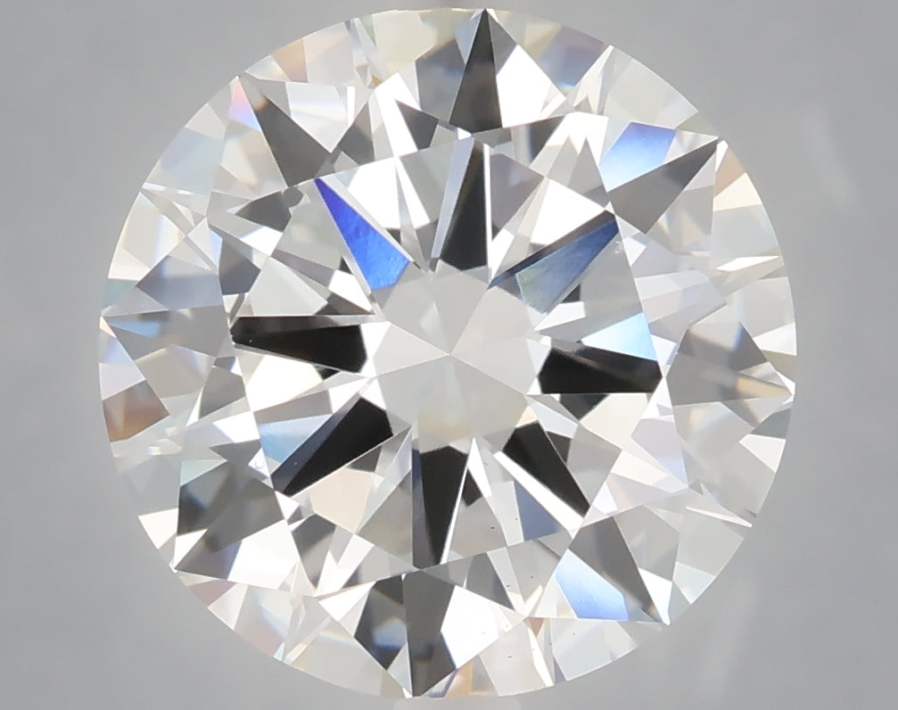 6.00 Carat Round Shaped, Excellent Cut, F Color, VS1 Clarity, IGI Certified Lab Grown Diamond