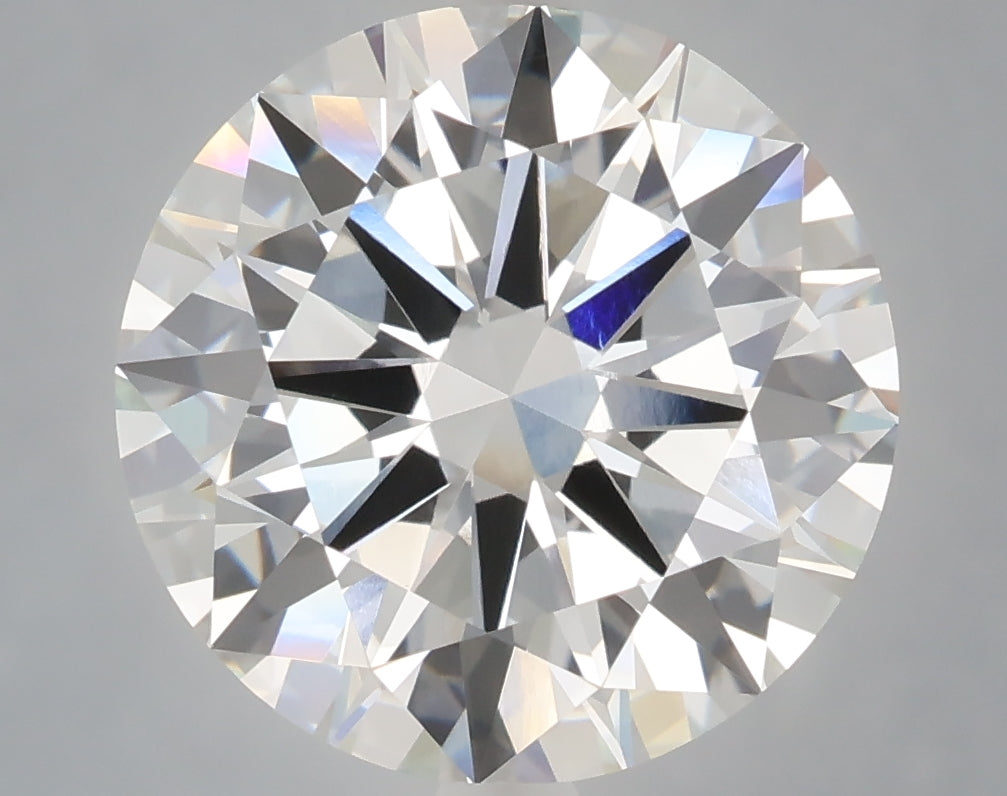 6.04 Carat Round Shaped, Excellent Cut, E Color, VVS2 Clarity, IGI Certified Lab Grown Diamond