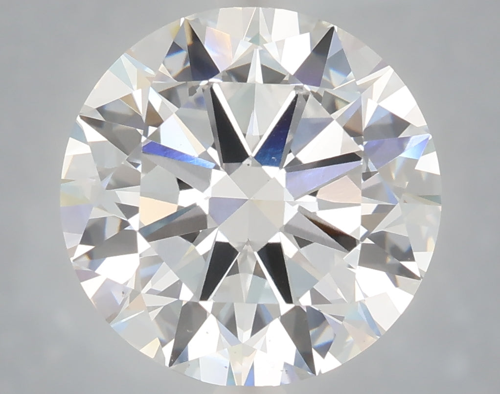 6.00 Carat Round Shaped, Excellent Cut, F Color, VS1 Clarity, IGI Certified Lab Grown Diamond