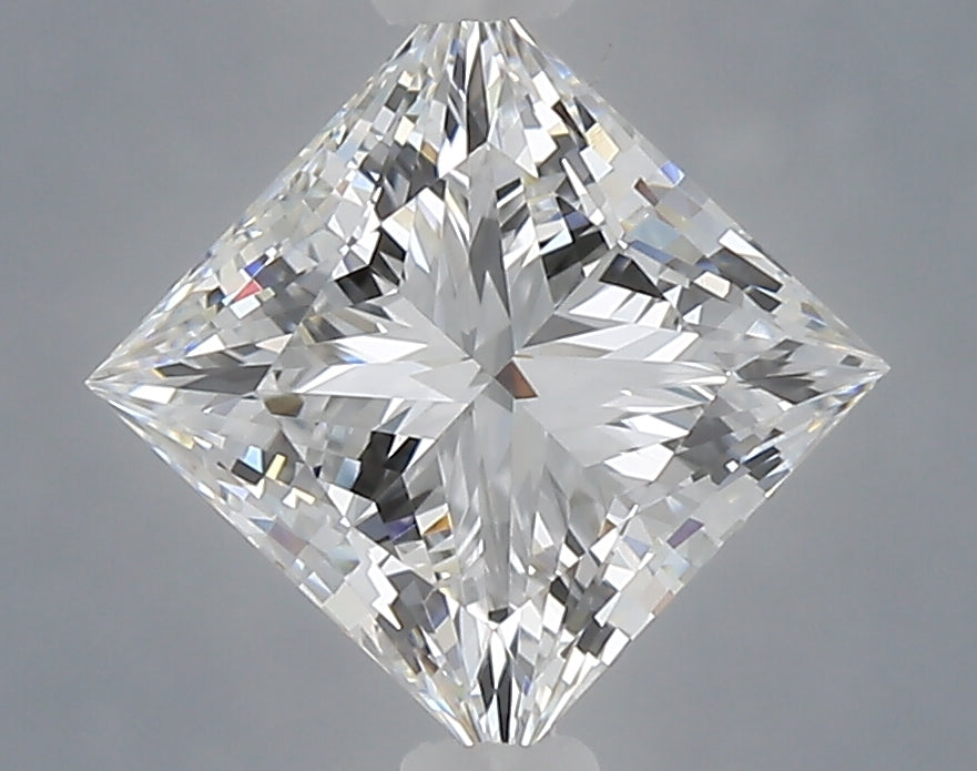 1.39 Carat Princess Shaped, Ideal Cut, E Color, VVS1 Clarity, IGI Certified Lab Grown Diamond