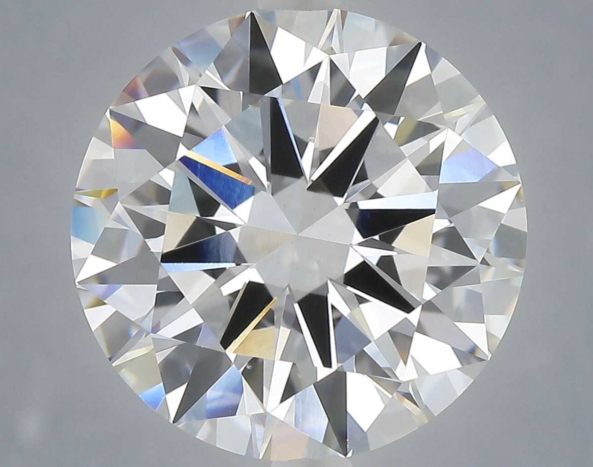 6.00 Carat Round Shaped, Excellent Cut, E Color, VS1 Clarity, IGI Certified Lab Grown Diamond