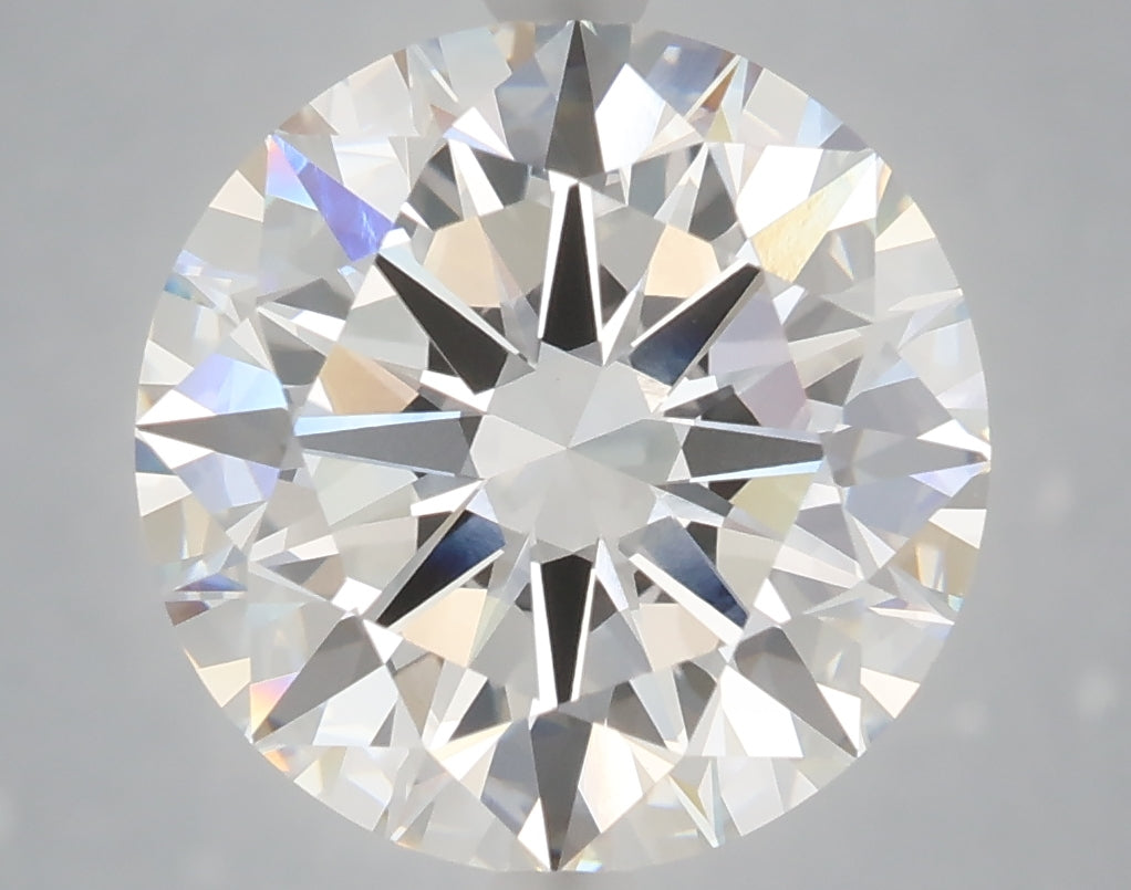 6.01 Carat Round Shaped, Excellent Cut, E Color, VVS2 Clarity, IGI Certified Lab Grown Diamond