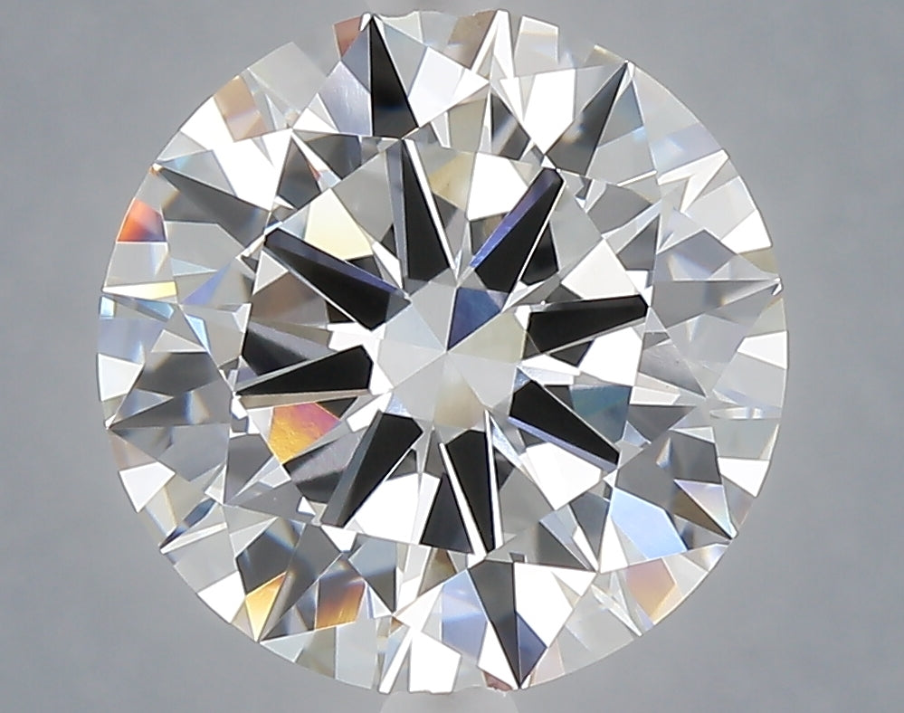 5.01 Carat Round Shaped, Excellent Cut, F Color, VVS2 Clarity, IGI Certified Lab Grown Diamond