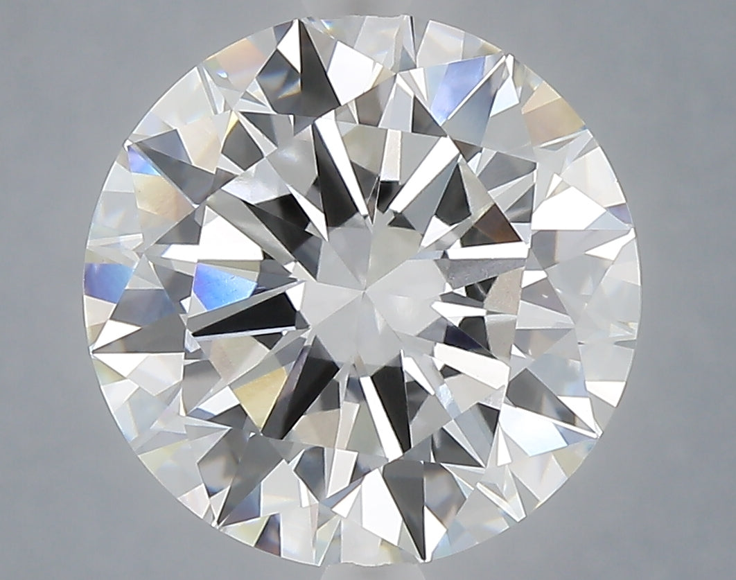 6.00 Carat Round Shaped, Excellent Cut, E Color, VVS2 Clarity, IGI Certified Lab Grown Diamond