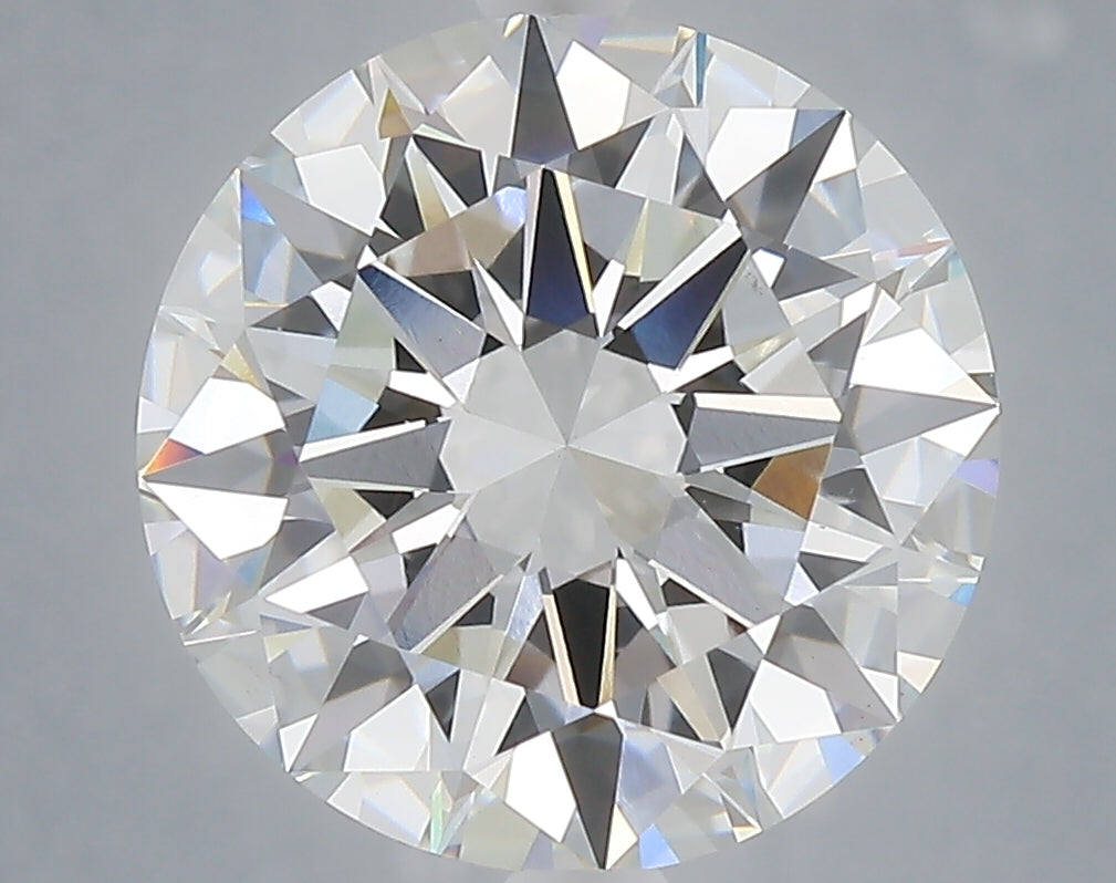 5.06 Carat Round Shaped, Excellent Cut, E Color, VS1 Clarity, IGI Certified Lab Grown Diamond