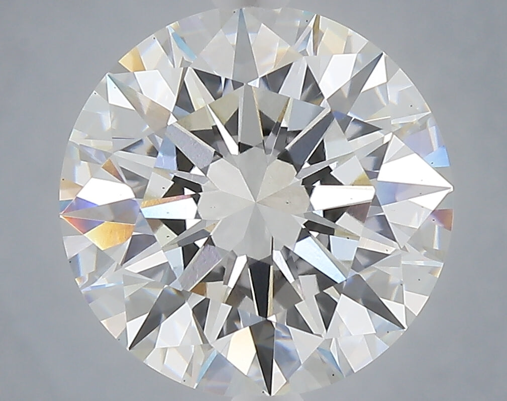 5.09 Carat Round Shaped, Excellent Cut, E Color, VS2 Clarity, IGI Certified Lab Grown Diamond