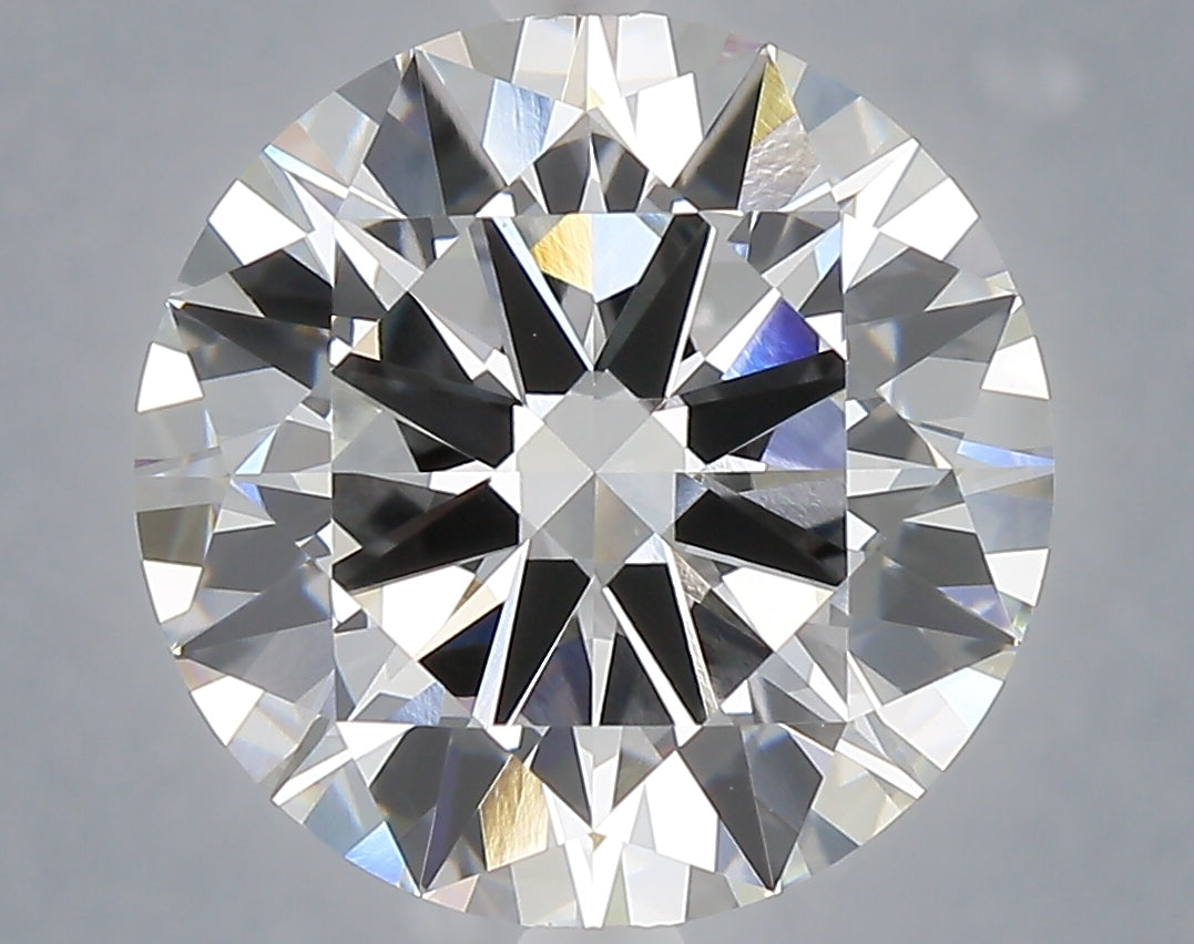 6.00 Carat Round Shaped, Excellent Cut, F Color, VVS2 Clarity, IGI Certified Lab Grown Diamond