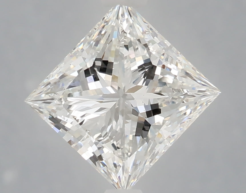 2.22 Carat Princess Shaped, Ideal Cut, E Color, VS2 Clarity, IGI Certified Lab Grown Diamond