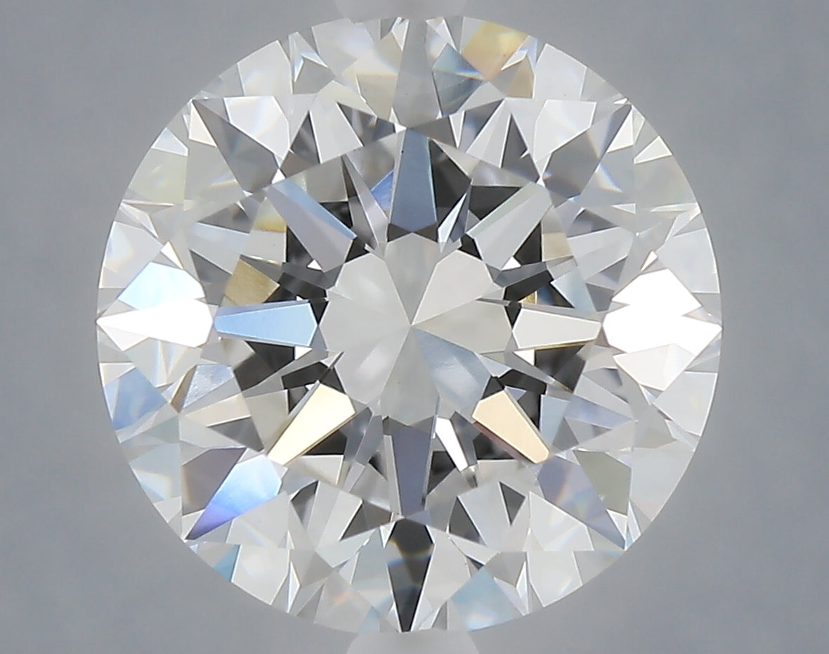 4.56 Carat Round Shaped, Excellent Cut, F Color, VVS2 Clarity, IGI Certified Lab Grown Diamond
