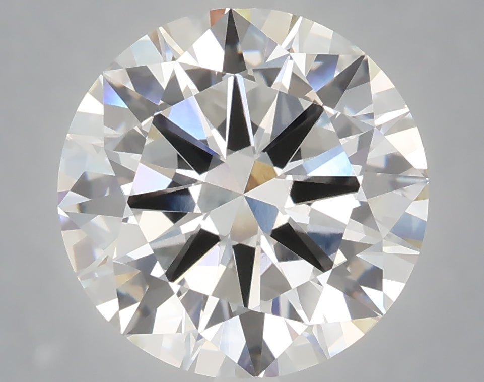 5.01 Carat Round Shaped, Excellent Cut, F Color, VVS2 Clarity, IGI Certified Lab Grown Diamond