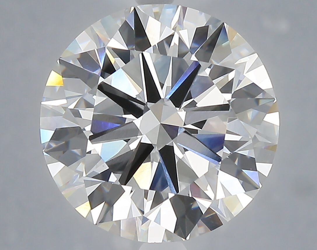 6.06 Carat Round Shaped, Excellent Cut, E Color, VVS2 Clarity, IGI Certified Lab Grown Diamond
