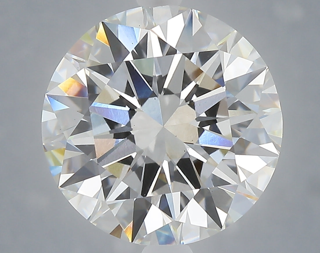 5.03 Carat Round Shaped, Excellent Cut, E Color, VS1 Clarity, IGI Certified Lab Grown Diamond