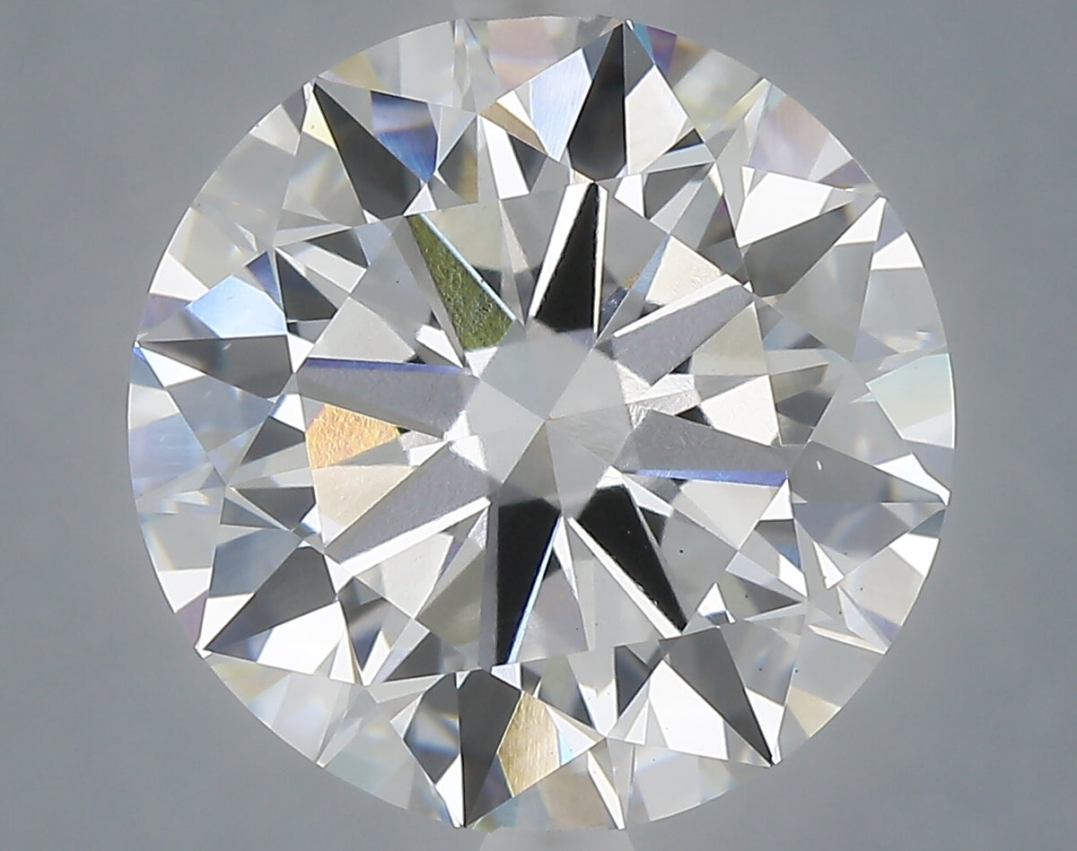6.04 Carat Round Shaped, Excellent Cut, E Color, VS1 Clarity, IGI Certified Lab Grown Diamond