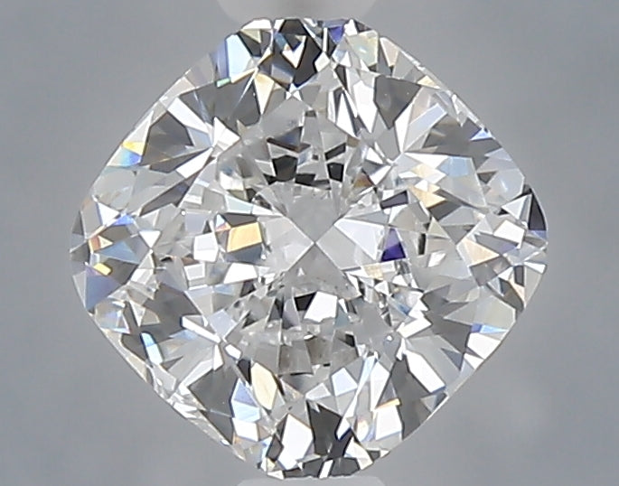 1.07 Carat Cushion Shaped, Ideal Cut, D Color, VVS2 Clarity, IGI Certified Lab Grown Diamond