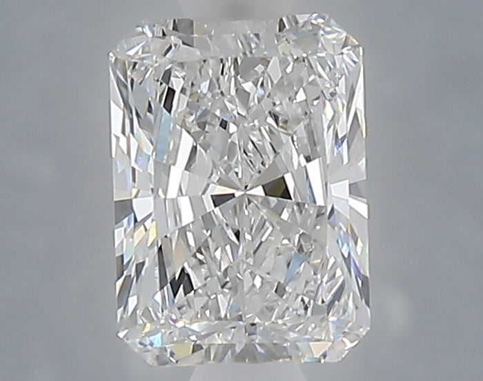 1.06 Carat Radiant Shaped, Ideal Cut, E Color, VVS2 Clarity, IGI Certified Lab Grown Diamond