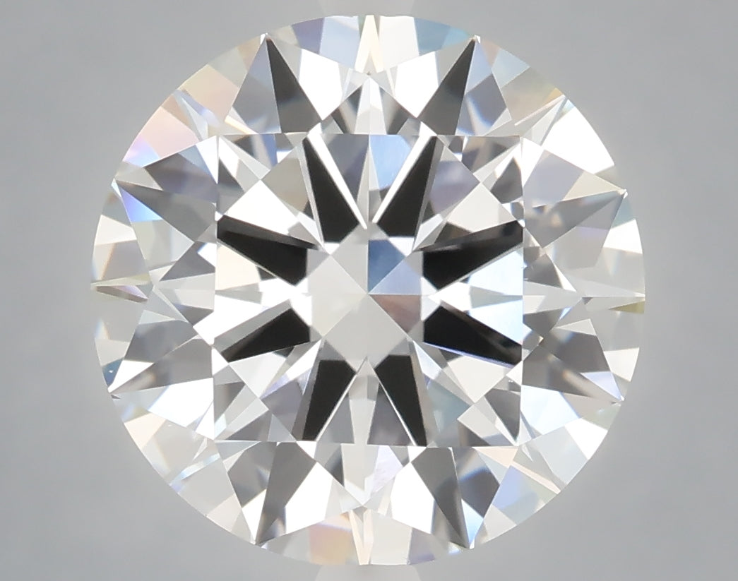 6.02 Carat Round Shaped, Excellent Cut, E Color, VVS2 Clarity, IGI Certified Lab Grown Diamond