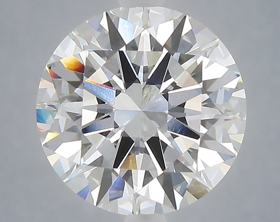 4.06 Carat Round Shaped, Excellent Cut, E Color, VS1 Clarity, IGI Certified Lab Grown Diamond