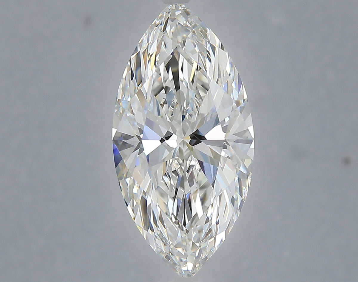 4.09 Carat Marquise Shaped, Ideal Cut, F Color, VS1 Clarity, IGI Certified Lab Grown Diamond