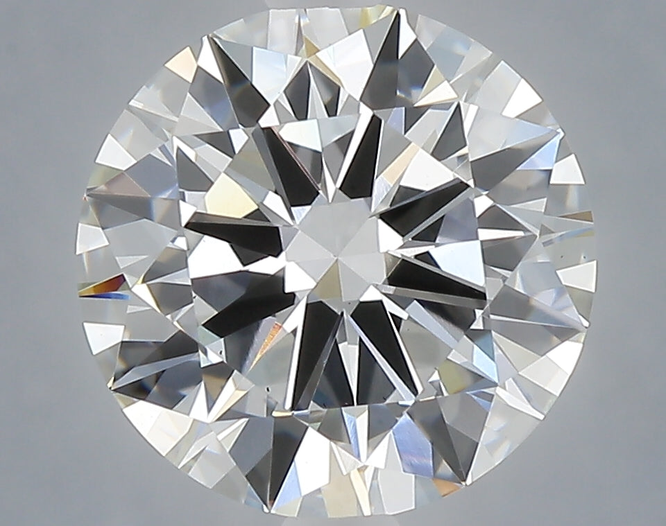 3.05 Carat Round Shaped, Excellent Cut, E Color, VS2 Clarity, IGI Certified Lab Grown Diamond