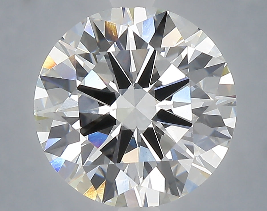 4.05 Carat Round Shaped, Excellent Cut, F Color, VS1 Clarity, IGI Certified Lab Grown Diamond