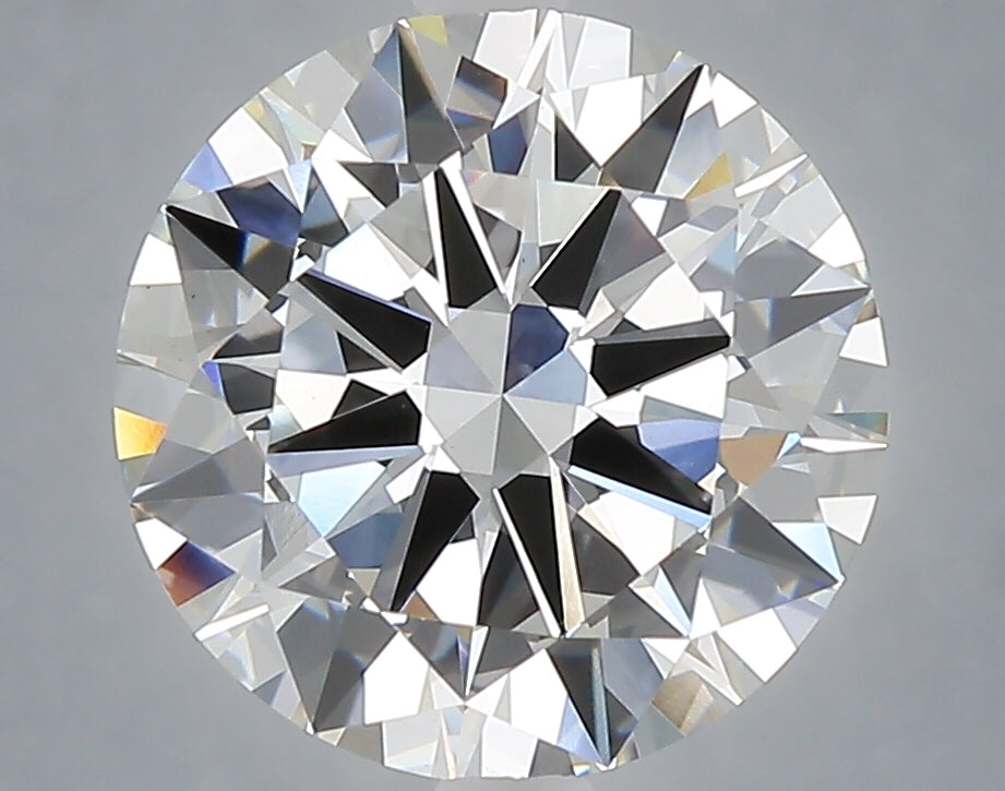 4.00 Carat Round Shaped, Excellent Cut, F Color, VS1 Clarity, IGI Certified Lab Grown Diamond