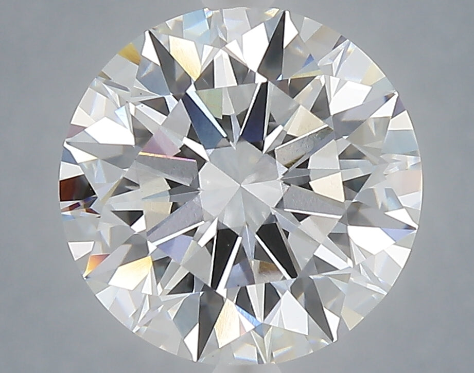 4.08 Carat Round Shaped, Ideal Cut, E Color, VS1 Clarity, IGI Certified Lab Grown Diamond