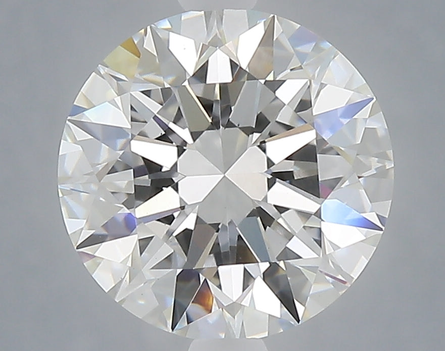 3.09 Carat Round Shaped, Excellent Cut, E Color, VS1 Clarity, IGI Certified Lab Grown Diamond