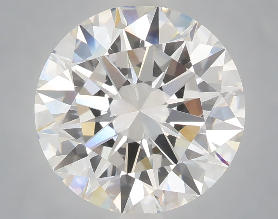 4.07 Carat Round Shaped, Excellent Cut, E Color, VVS2 Clarity, IGI Certified Lab Grown Diamond