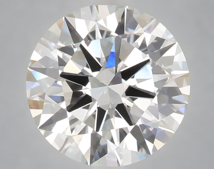 4.05 Carat Round Shaped, Excellent Cut, F Color, VVS2 Clarity, IGI Certified Lab Grown Diamond