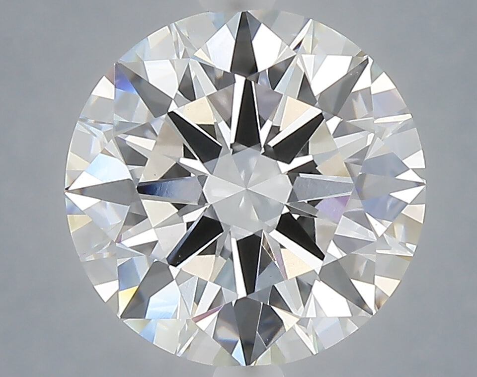 4.10 Carat Round Shaped, Excellent Cut, E Color, VVS2 Clarity, IGI Certified Lab Grown Diamond