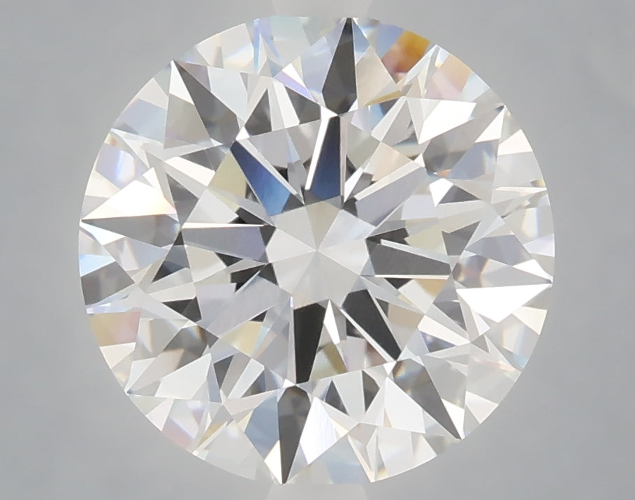 4.10 Carat Round Shaped, Ideal Cut, E Color, VVS2 Clarity, IGI Certified Lab Grown Diamond