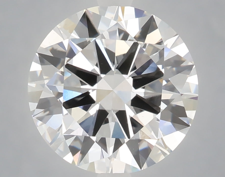 4.02 Carat Round Shaped, Excellent Cut, E Color, VVS2 Clarity, IGI Certified Lab Grown Diamond