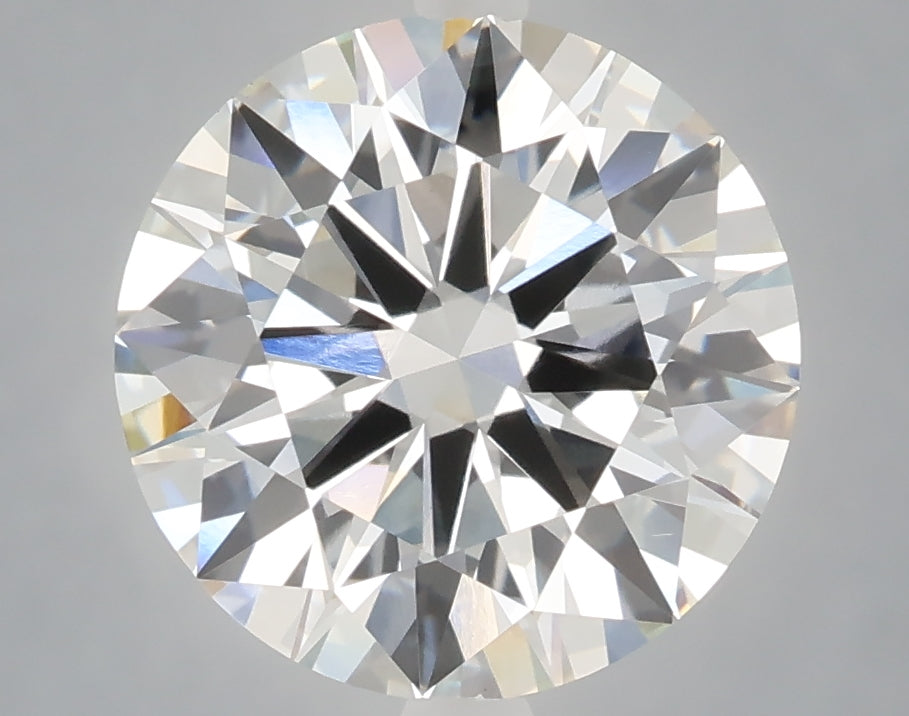 4.06 Carat Round Shaped, Excellent Cut, F Color, VS1 Clarity, IGI Certified Lab Grown Diamond