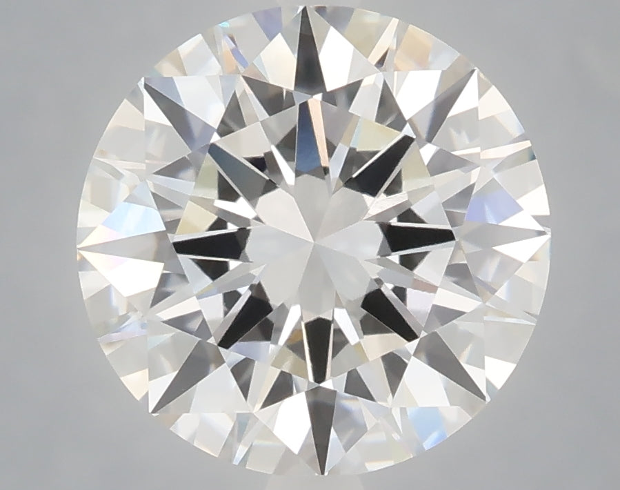 4.04 Carat Round Shaped, Excellent Cut, F Color, VVS2 Clarity, IGI Certified Lab Grown Diamond