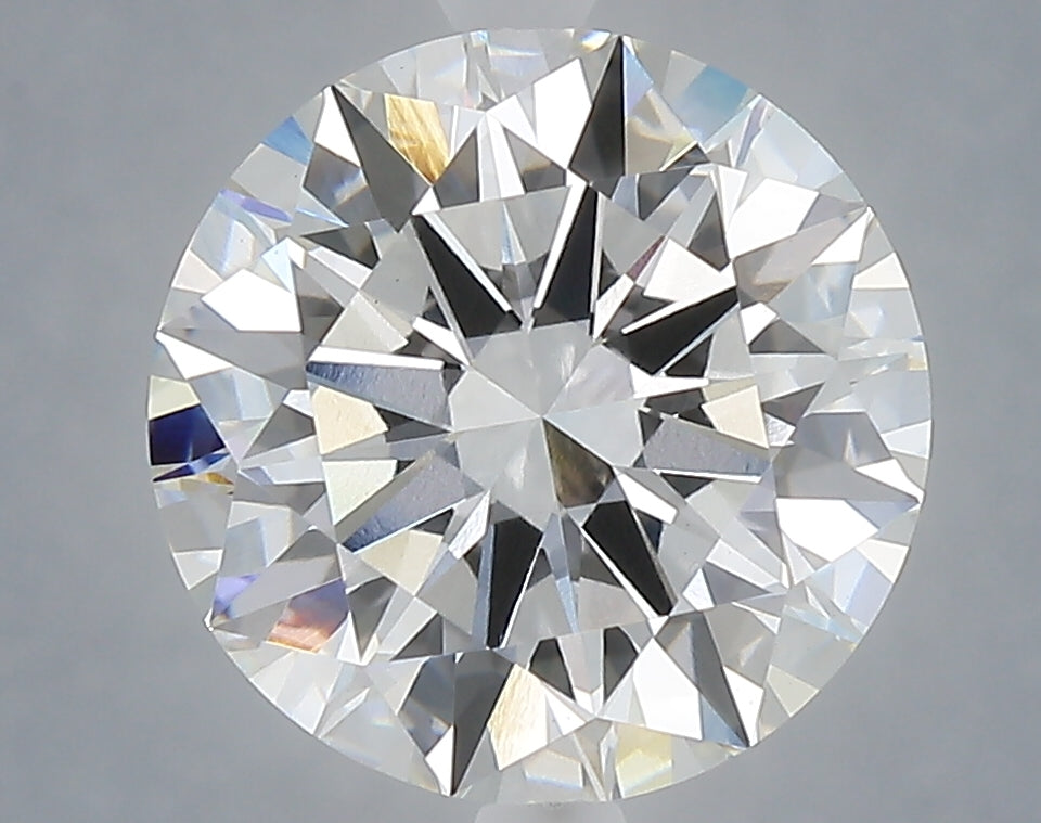 4.03 Carat Round Shaped, Excellent Cut, E Color, VS1 Clarity, IGI Certified Lab Grown Diamond