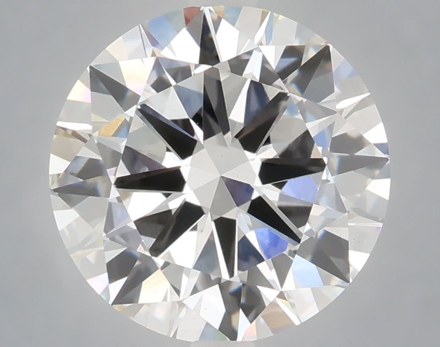 4.00 Carat Round Shaped, Excellent Cut, F Color, VS1 Clarity, IGI Certified Lab Grown Diamond