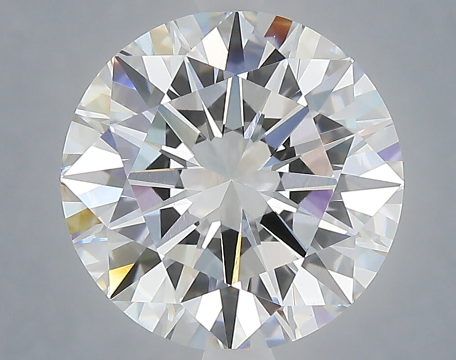 4.01 Carat Round Shaped, Excellent Cut, E Color, VVS2 Clarity, IGI Certified Lab Grown Diamond