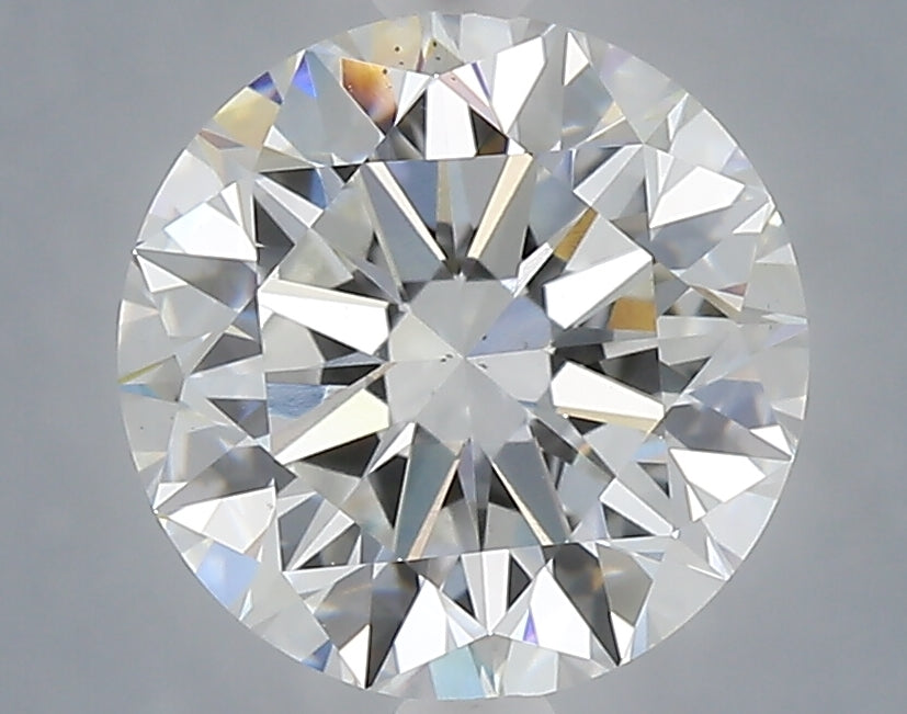 3.00 Carat Round Shaped, Excellent Cut, E Color, VS2 Clarity, IGI Certified Lab Grown Diamond