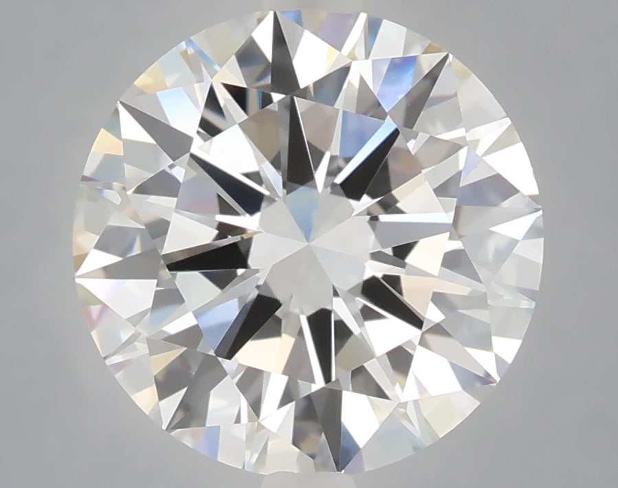 4.02 Carat Round Shaped, Excellent Cut, E Color, VVS2 Clarity, IGI Certified Lab Grown Diamond