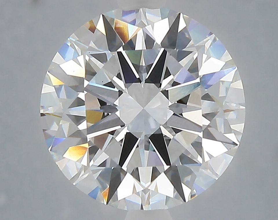 4.09 Carat Round Shaped, Excellent Cut, E Color, VS1 Clarity, IGI Certified Lab Grown Diamond