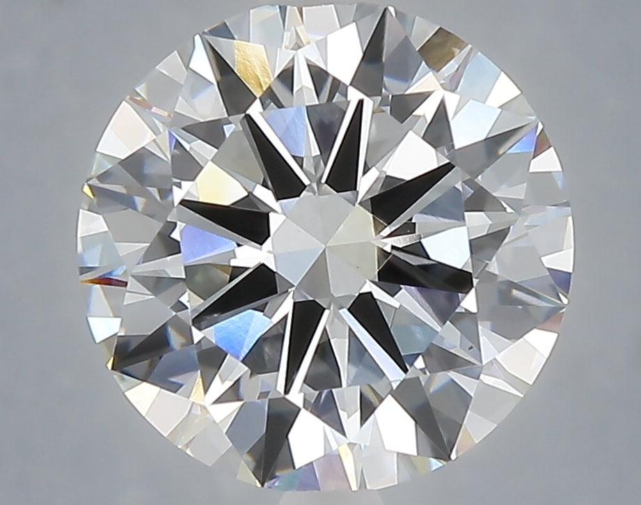 4.09 Carat Round Shaped, Excellent Cut, E Color, VS1 Clarity, IGI Certified Lab Grown Diamond